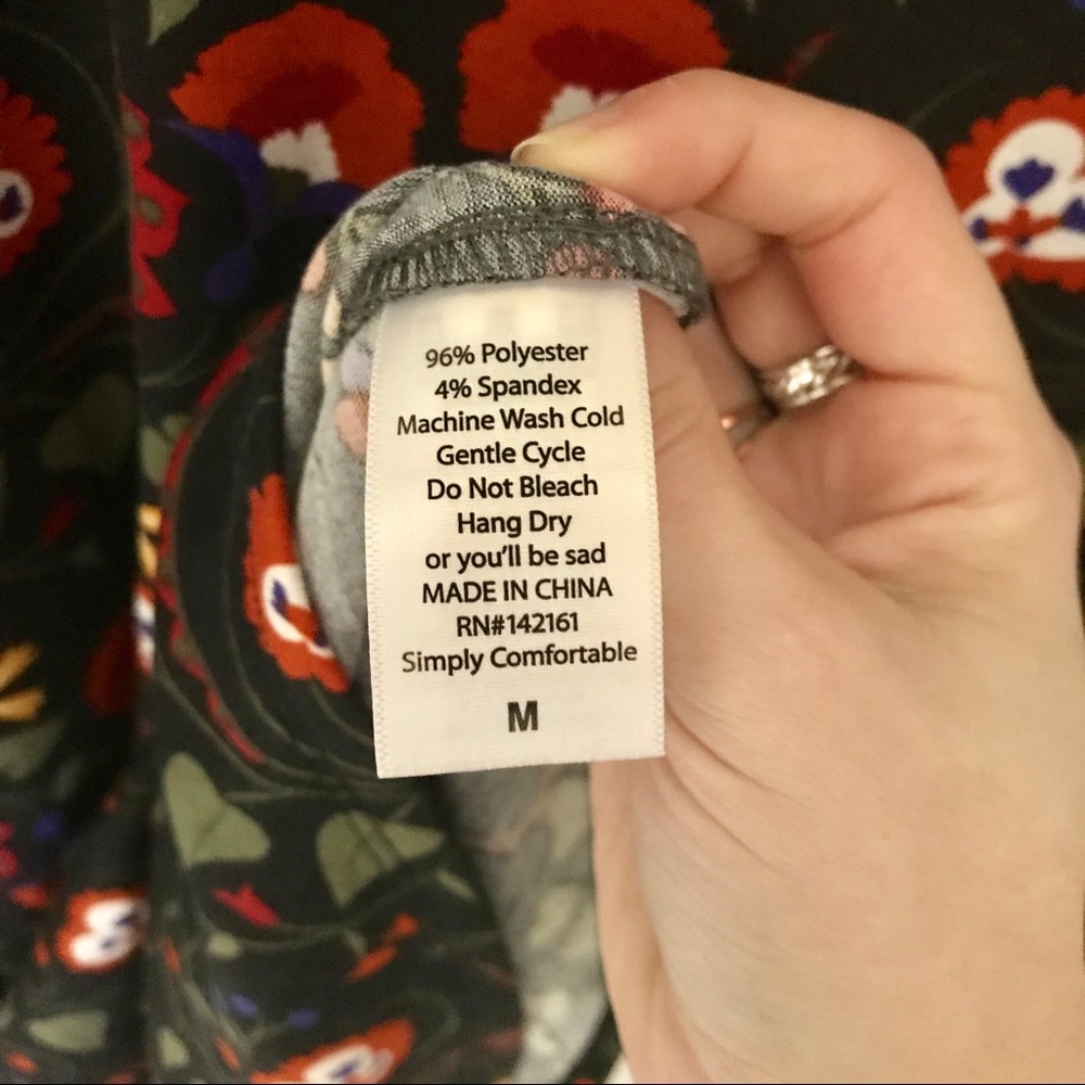 Lularoe Randy Midsleeve Baseball Tee - Picture 4 of 6